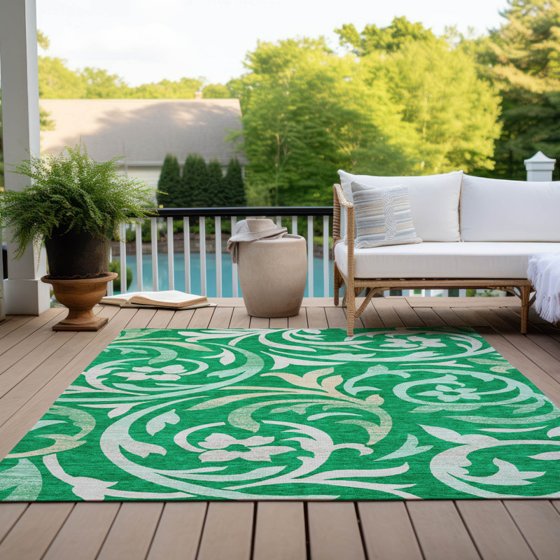 Washable Indoor / Outdoor Rug, Rectangle 5' x 7'6"