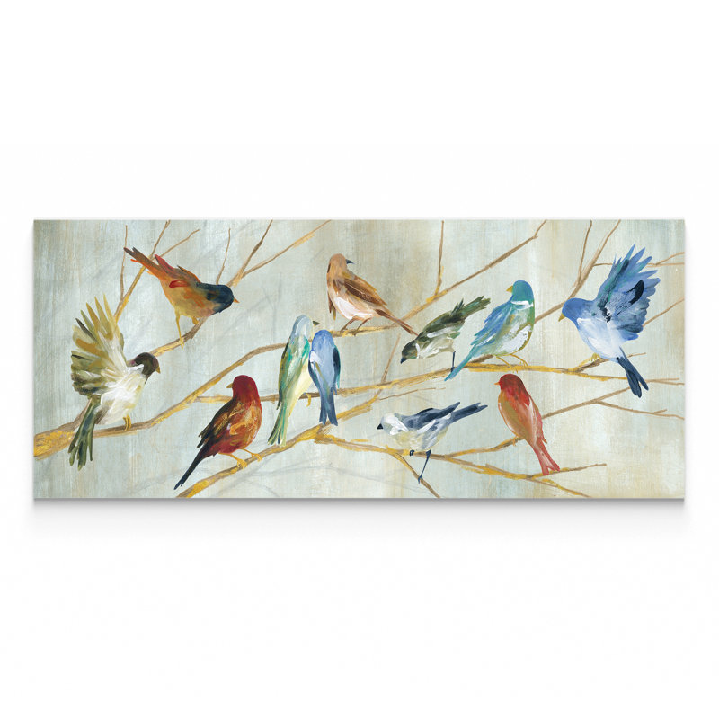 " Spring Migrati ", 12" H x 36" W x 1.5" D
