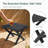Outdoor All Weather Adirondack Patio HDPE Foldable Side Table-284362845