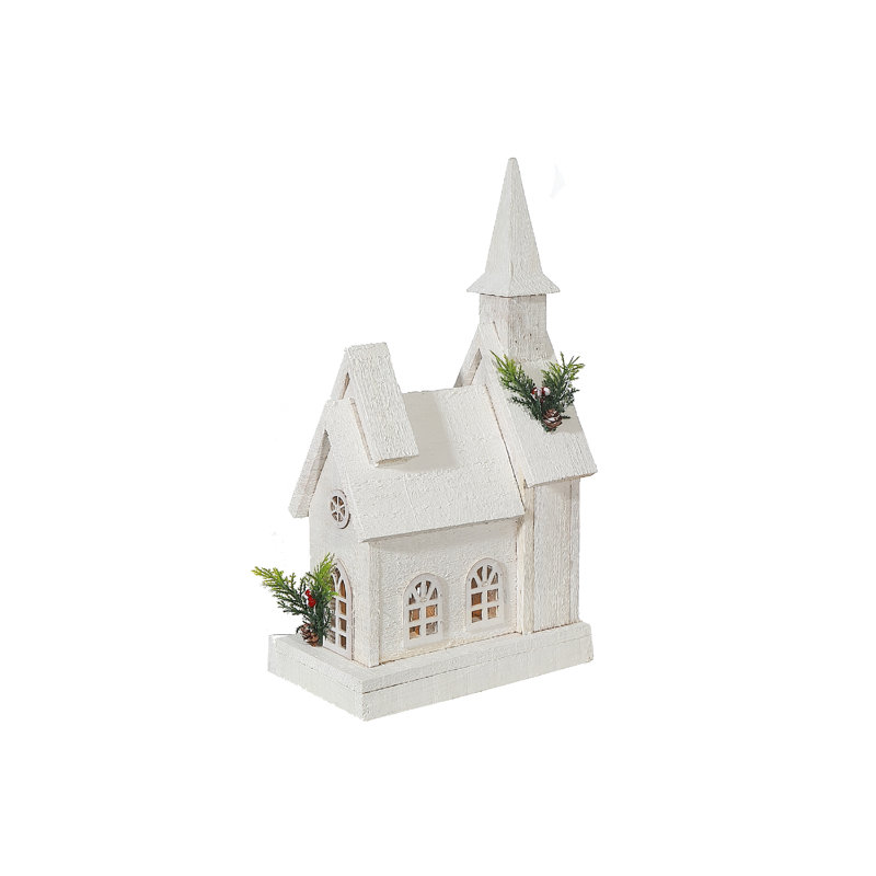 Église en bois à DEL 17,13 po