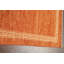 Tapis de couloir oriental orange en laine orange Gabbeh Kashkoli
