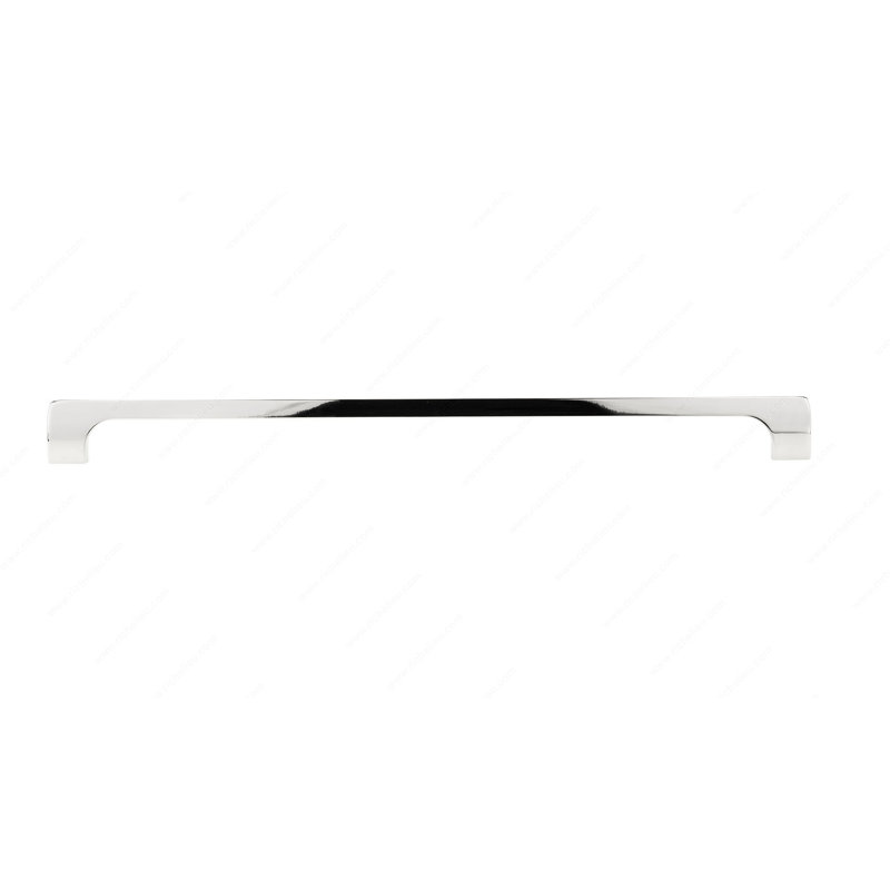 Poignée barre 12 5/8 po en métal, Chrome