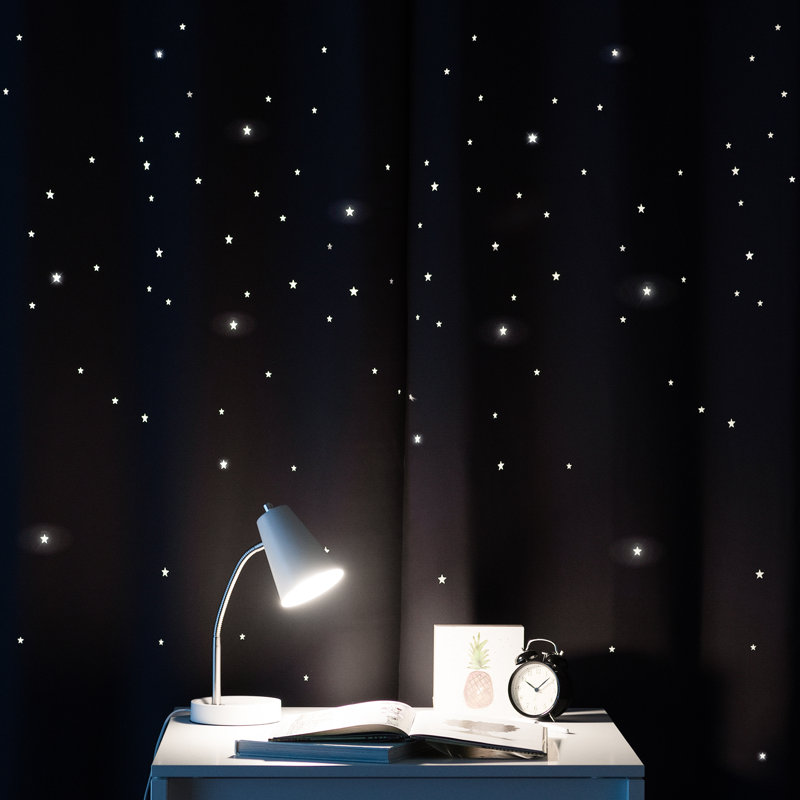 Gaitan Room Darkening Curtain Pair, 52" W x 84" L, Dark Gray