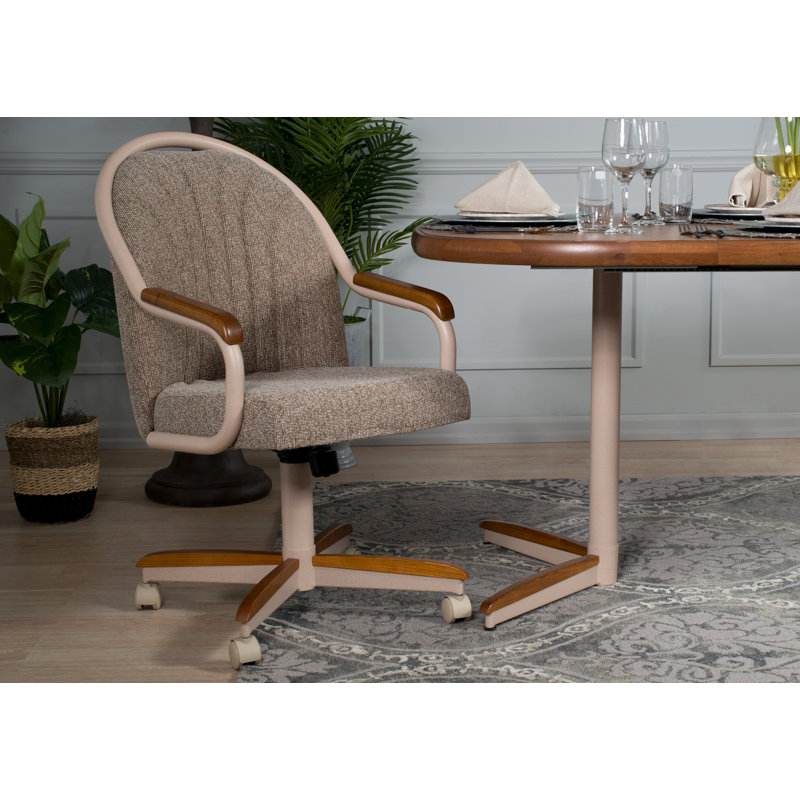 Moore 19'' H Upholstered Armchair, Oatmeal, Beige
