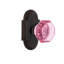 Cottage Plate with Waldorf Pink Door Knob-94291680-94291687