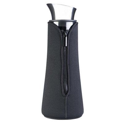 Réfrigérateur en verre avec filtre à café en acier inoxydable 33,8 oz Carafe