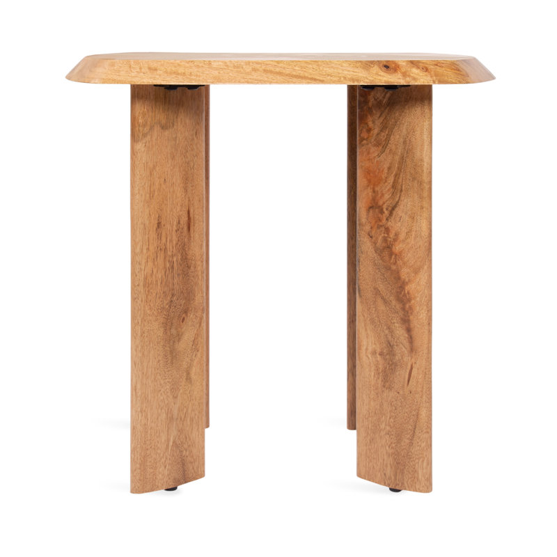 Vaux Rectangular Mango Wood Side Table