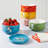 Peanuts Snoopy 6 Pack Stackable 5.5" Decorated Stoneware Bowl Set W/ Plate
