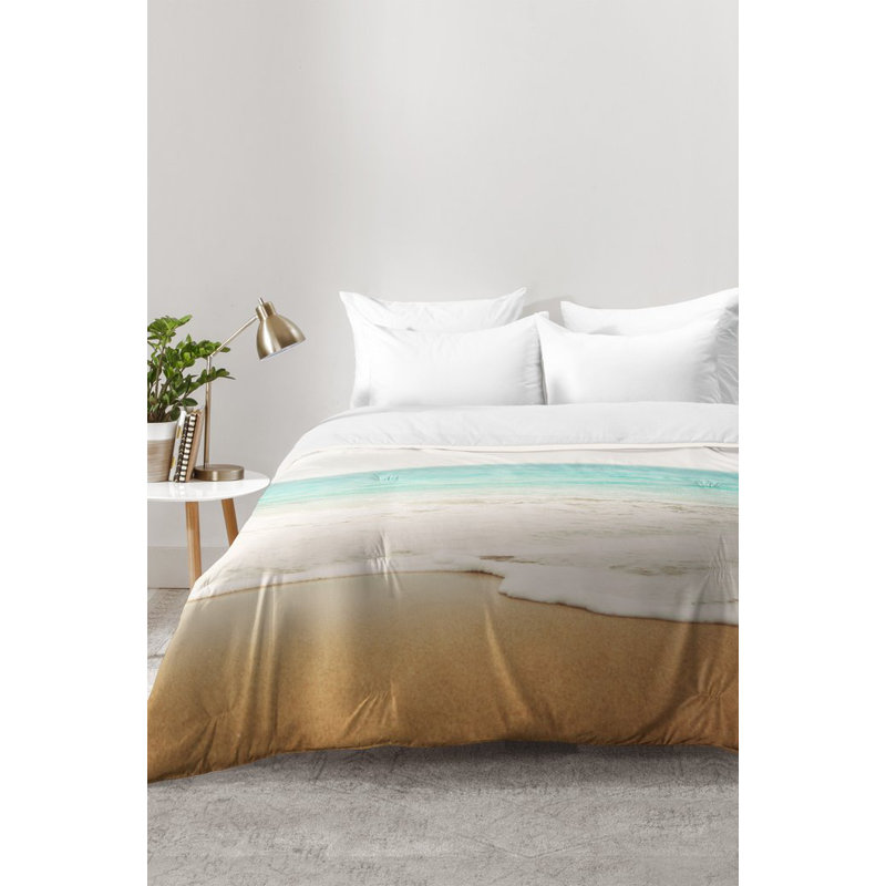 Bree Madden Coastal Polyester Floral Comforter, King Comforter + 2 King Shams