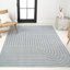Tapis intérieur / extérieur bleu clair / crème Anaceli-1129310150