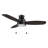 48" DC Motor 3 Blades Pull-chain Ceiling Fan with LED  Light-308378438