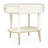  La Rachelle Mirrored Glass Top End Table with Storage