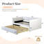 Large Drawers Storage Upholstered Daybed-1404198537