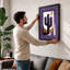 Desert Saguaro Art Deco - Framed Print-724326418-724326429