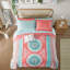 Ensemble d'édredon pour lit simple, lit simple Boho avec draps, imprimé médaillon et certifié OEKO-TEX pour un sommeil sécuritaire et élégant-122444018-122444024