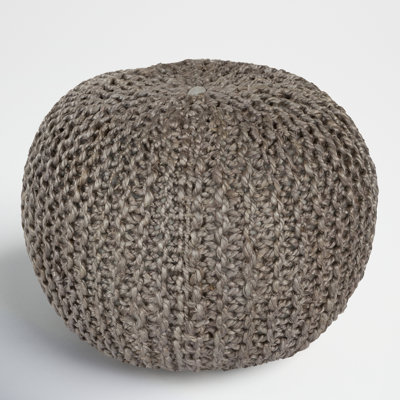 Marah 20" Wide Round Pouf Ottoman