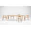 Fika Dining Armchair Untreated Teak Flax Rope