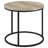 Transitional Round End Table with Rustic Charm
