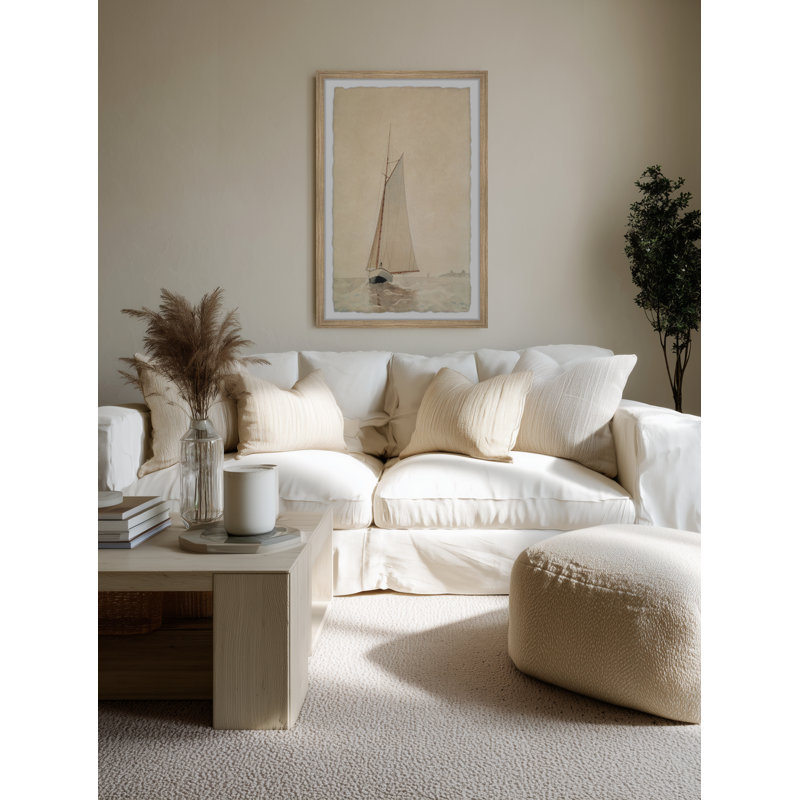 «Sailing off Gloucester», reproduction encadrée, H 12 po x l 8 po
