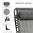 Outsunny Reclining Chaise Lounge Chair, Portable Sun Lounger, Folding Camping Cot, With Adjustable Backrest-1740539957