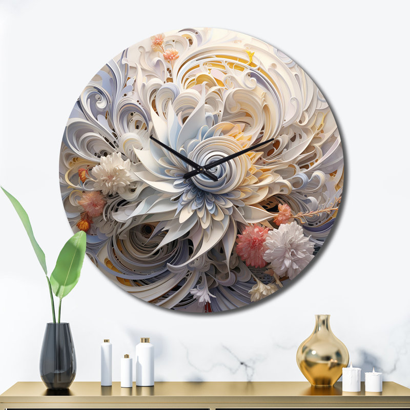 Horloge murale Cosmic Fractal, Très grand