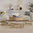 MDF Round Lift-Top Coffee Table with Storage & 3 Ottomans - Modern Space-Saving Design for Living Room-903019766