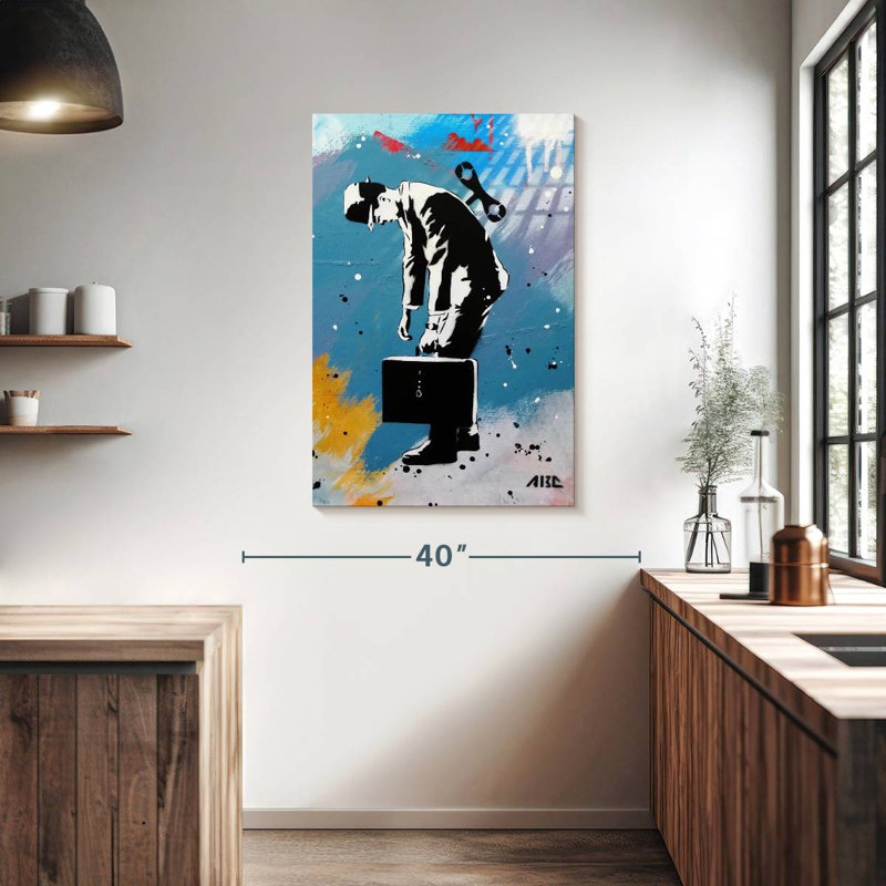 Leisha Windup For The Wind Down, 39" H x 26" W