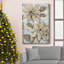 Poinsettia Study II - peinture sur toile tendue-1136137111