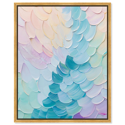 Mermaid Scales Canvas Coastal Prints by Art Remedy