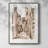 Blush Architecture Study VI Framed Print - Solid Wood-163822706