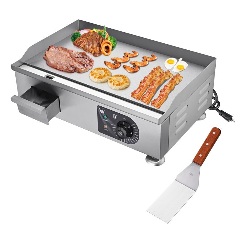 WeChef 22" 3000W Electric Countertop Griddle Adjustable Restaurant Temperature Control