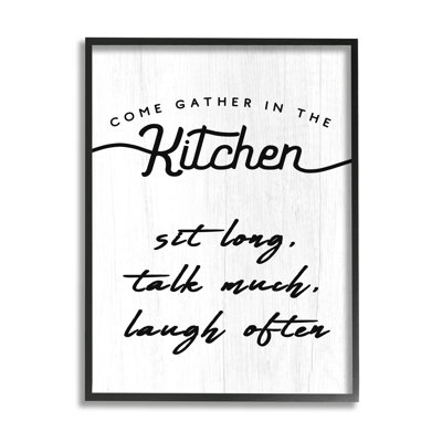 Signe de rassemblement de cuisine