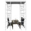 Euphemia 1.8m x 1.8m Metal BBQ Gazebo