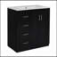30"Wooden Freestanding Bathroom Vanity With Ceramic Sink