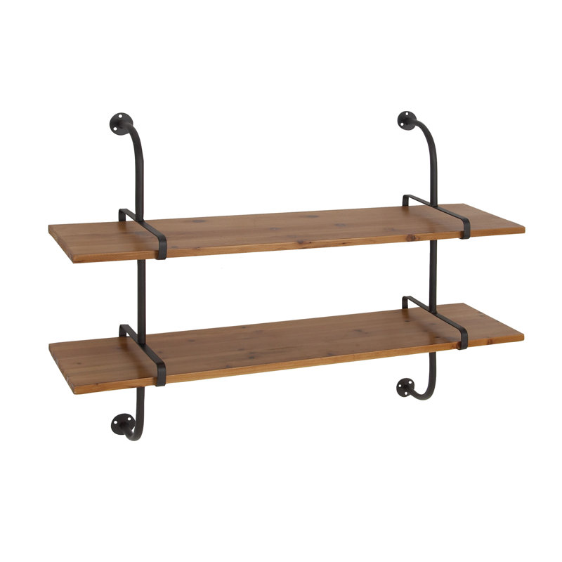 Springlake 2 Piece Wood Floating Shelf