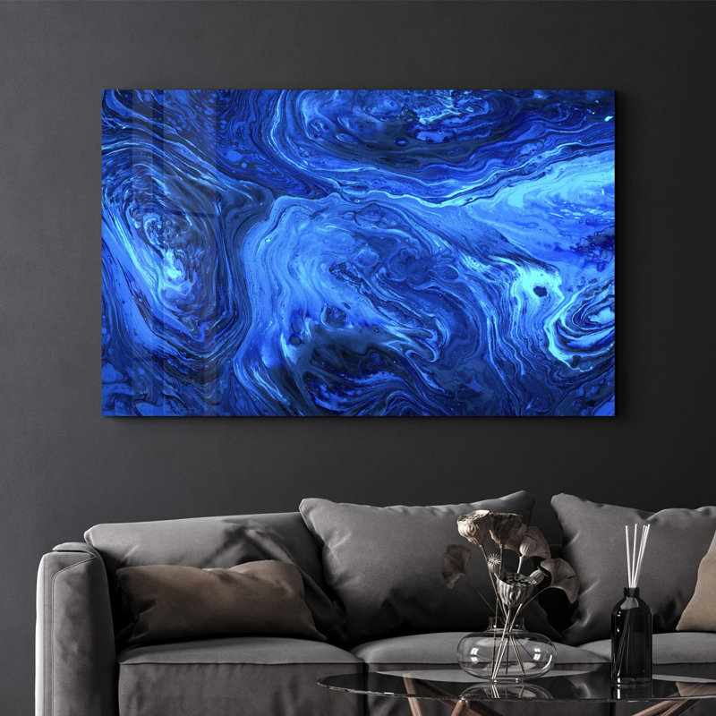 Peinture décorative en verre trempé