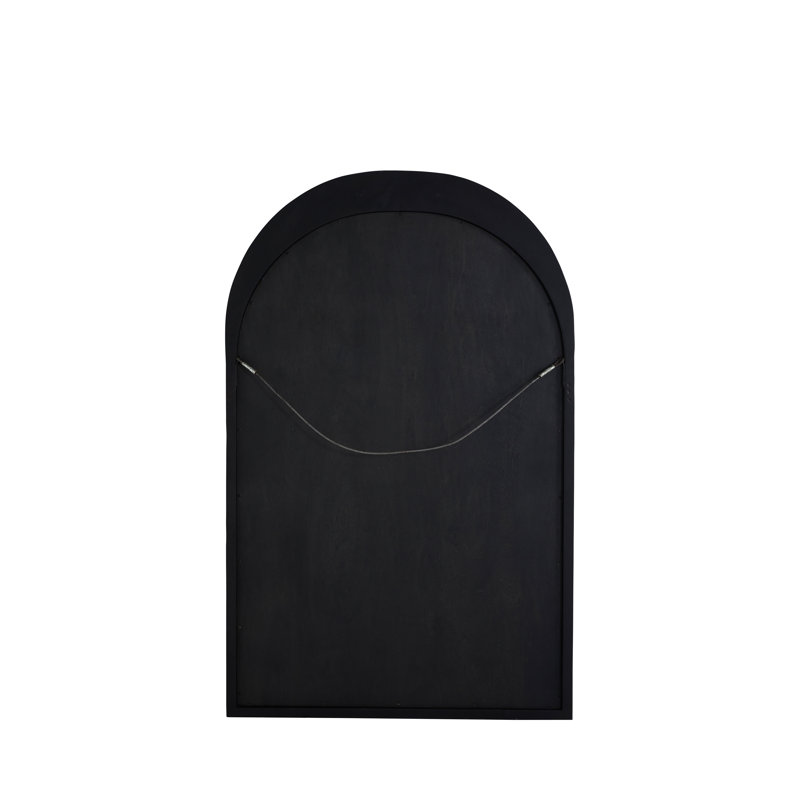 Swell Accent Mirror, Sesame Black