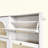 Mid-Century Narrow Design Tipping Bucket Shoe Cabinet with 4 Flip Drawers, Elegant Entryway Shoe Organizer with 4 Rattan Doors, Freestanding Shoe Rack with 2 Silvery Hooks for Hallway-279942093