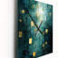 Sudden Serenity Abstract - Horloge murale abstraite surdimensionnée-99637670
