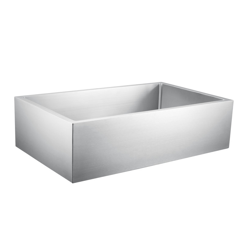 Bailey 27'' L Single Bowl Stainless Steel Kitchen Sink
