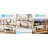 70.9" Vintage French Console Table - Extra Long Sofa Table Behind Couch W/ 2 Shelves