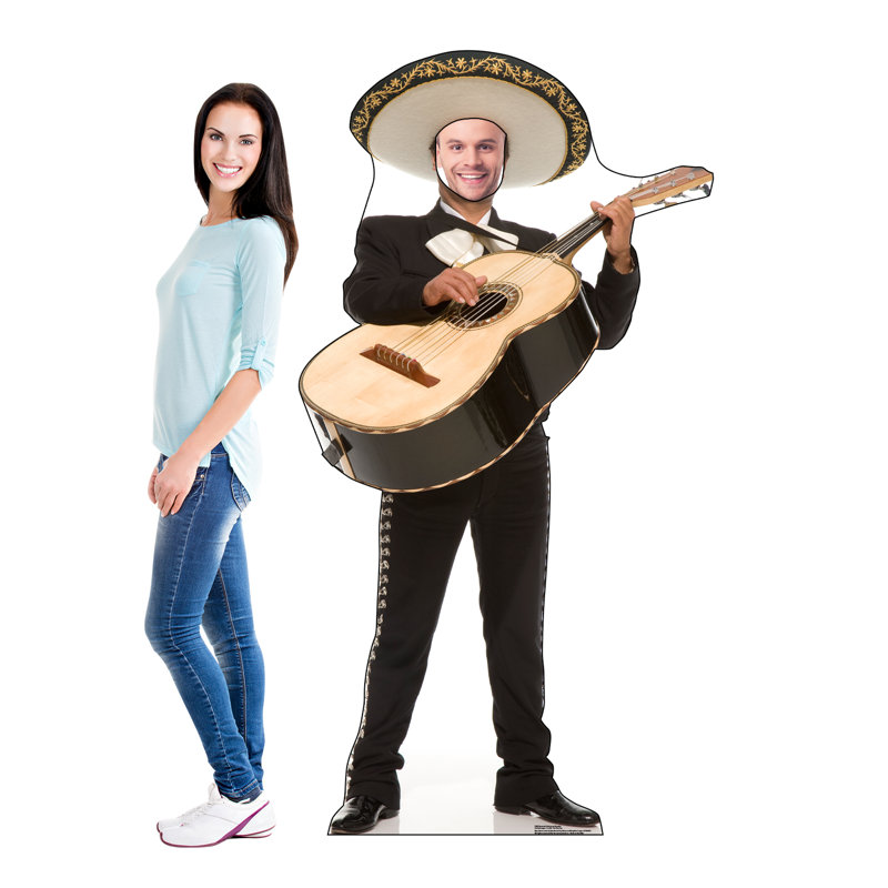 72'' Life-Size Mariachi Musician Cardboard Standup