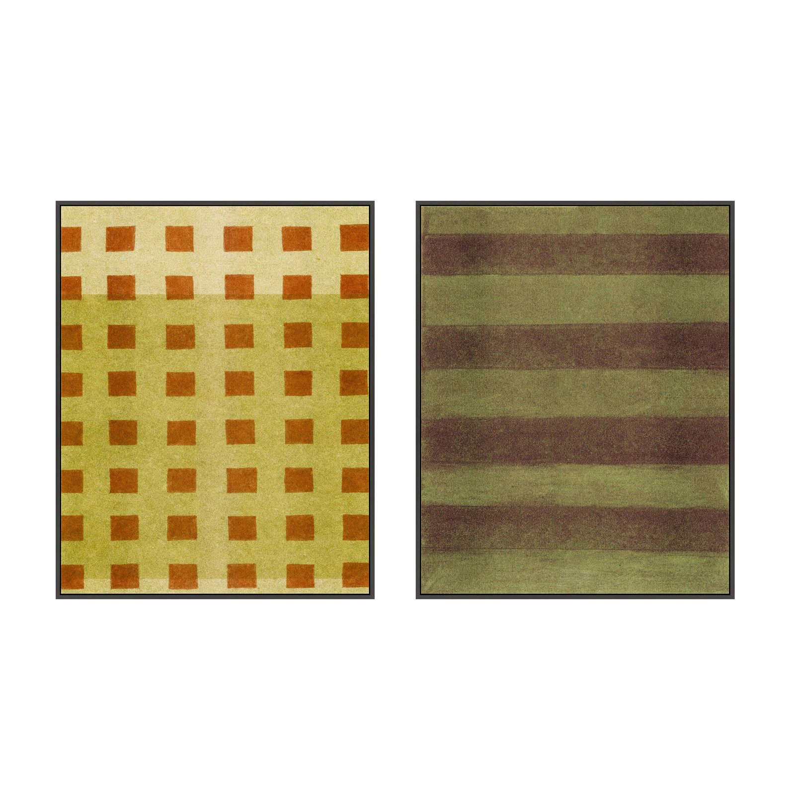 Spring Willow & Juniper, Set of 2 by Mo Neuharth - Framed Wall Art, Black, 30" H x 24" W, Framed Print without Mat