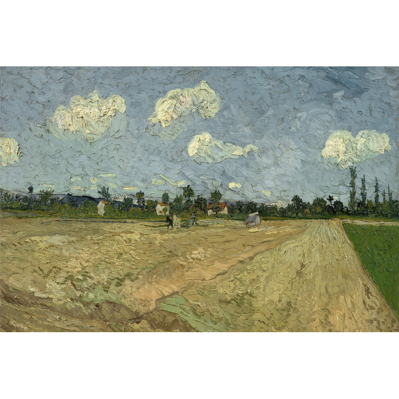 «Ploughed Fields», reproduction sur toile tendue, H 20 po x l 30 po