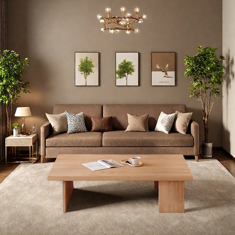 Grande table basse de style zen