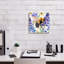 «Bee With Blue Flowers» par Momart, art mural sur toile-554081432