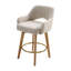 Swivel Upholstered Bar Stool