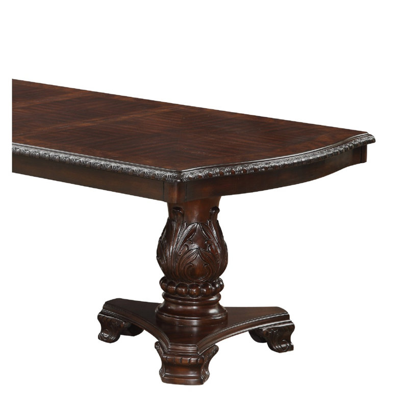 Table de salle à manger rectangulaire 9 pièces Formal 18,5 po, 9 pièces : table, 8 chaises