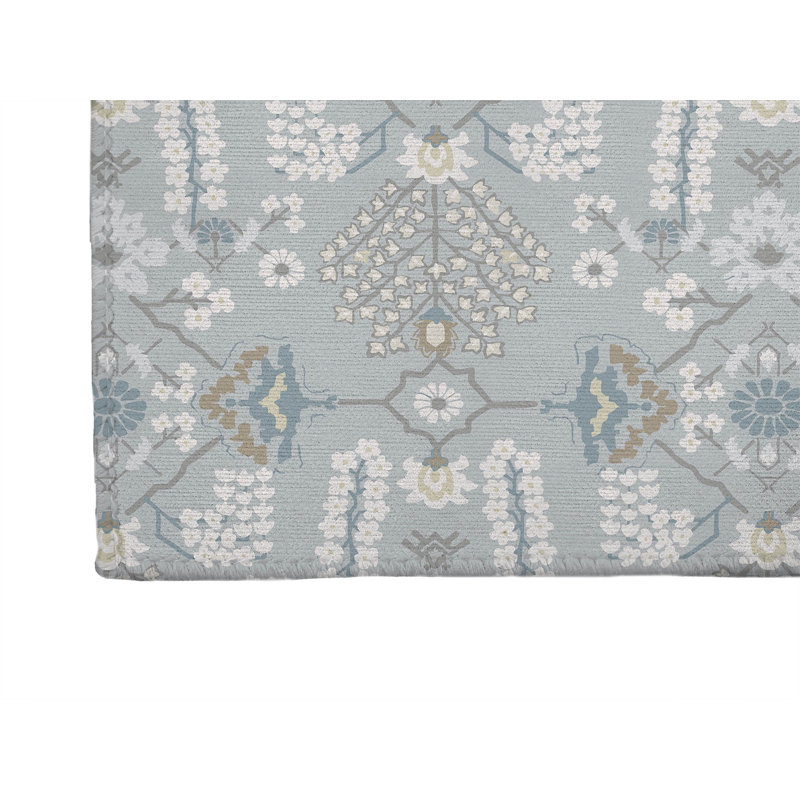 Tapis de cuisine à profil bas Zoey, Gris, Rectangle 4pi x 6 pi