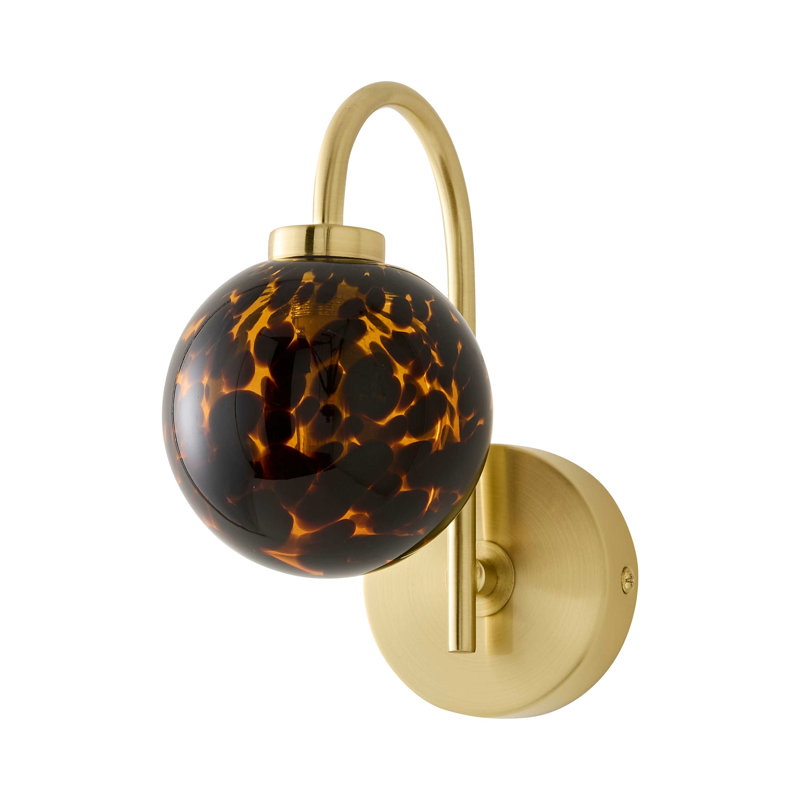 Wall Sconce, Gold, No
